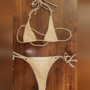 Boutine LA Shimmer Collection Bikini- Gold
